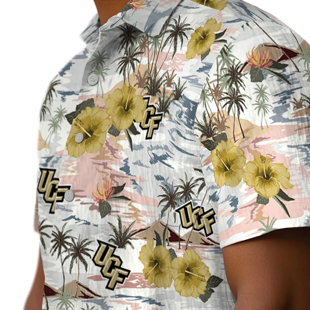 UCF Knights Hawaiian Shirt - Hibiscus Seaside | Hula Hawaiian Shirts