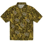 UCF Knights Hawaiian Shirt - Leaf Outline | Hula Hawaiian Shirts