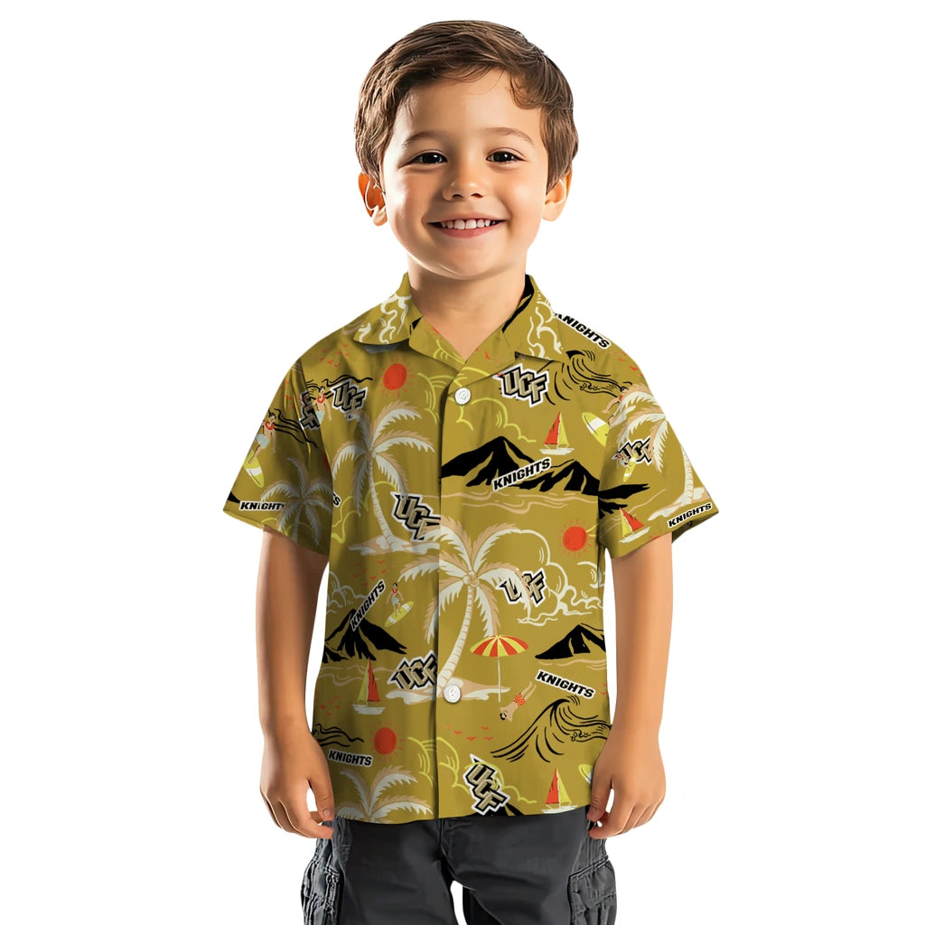 UCF Knights Hawaiian Shirt - Palm Tree Island | Hula Hawaiian Shirts