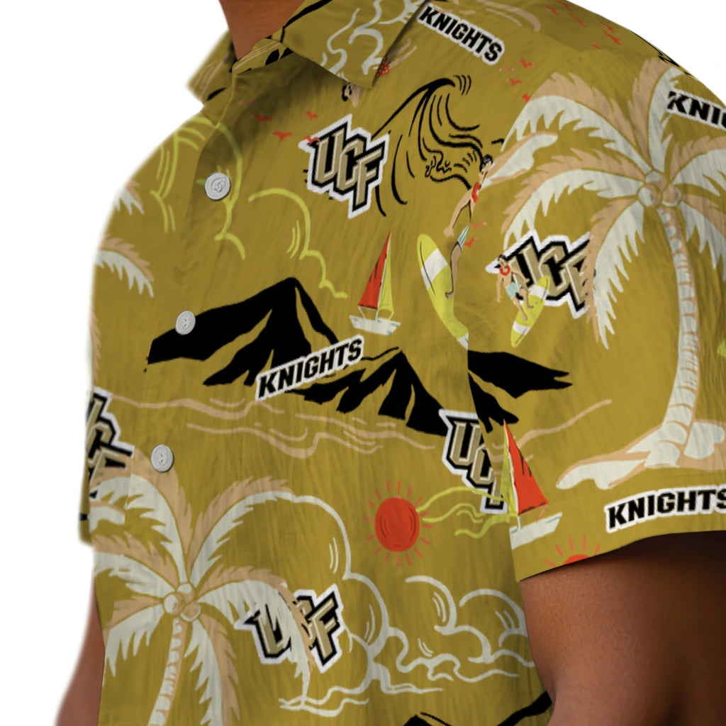 UCF Knights Hawaiian Shirt - Palm Tree Island | Hula Hawaiian Shirts