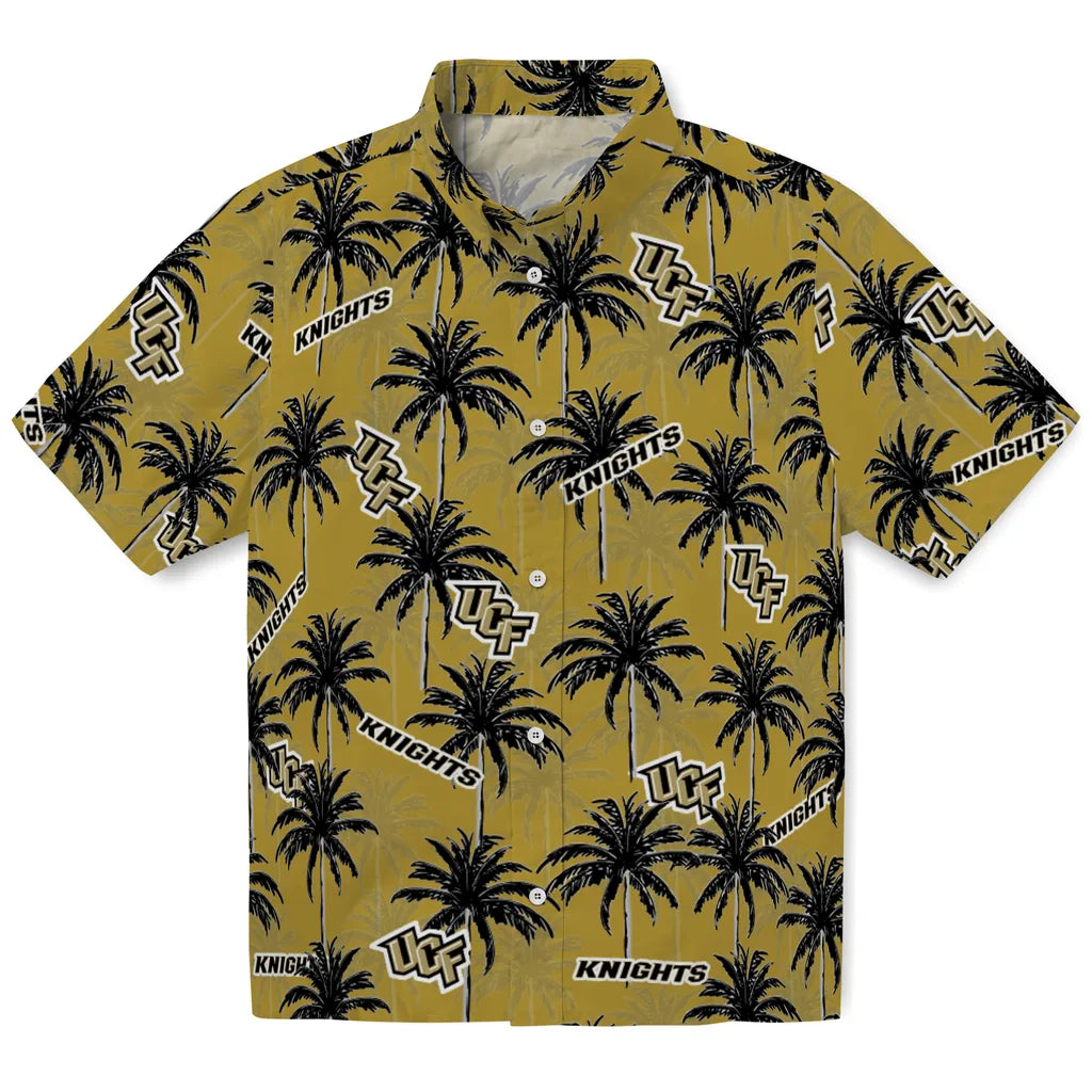 UCF Knights Hawaiian Shirt - Palm Tree Motif | Hula Hawaiian Shirts