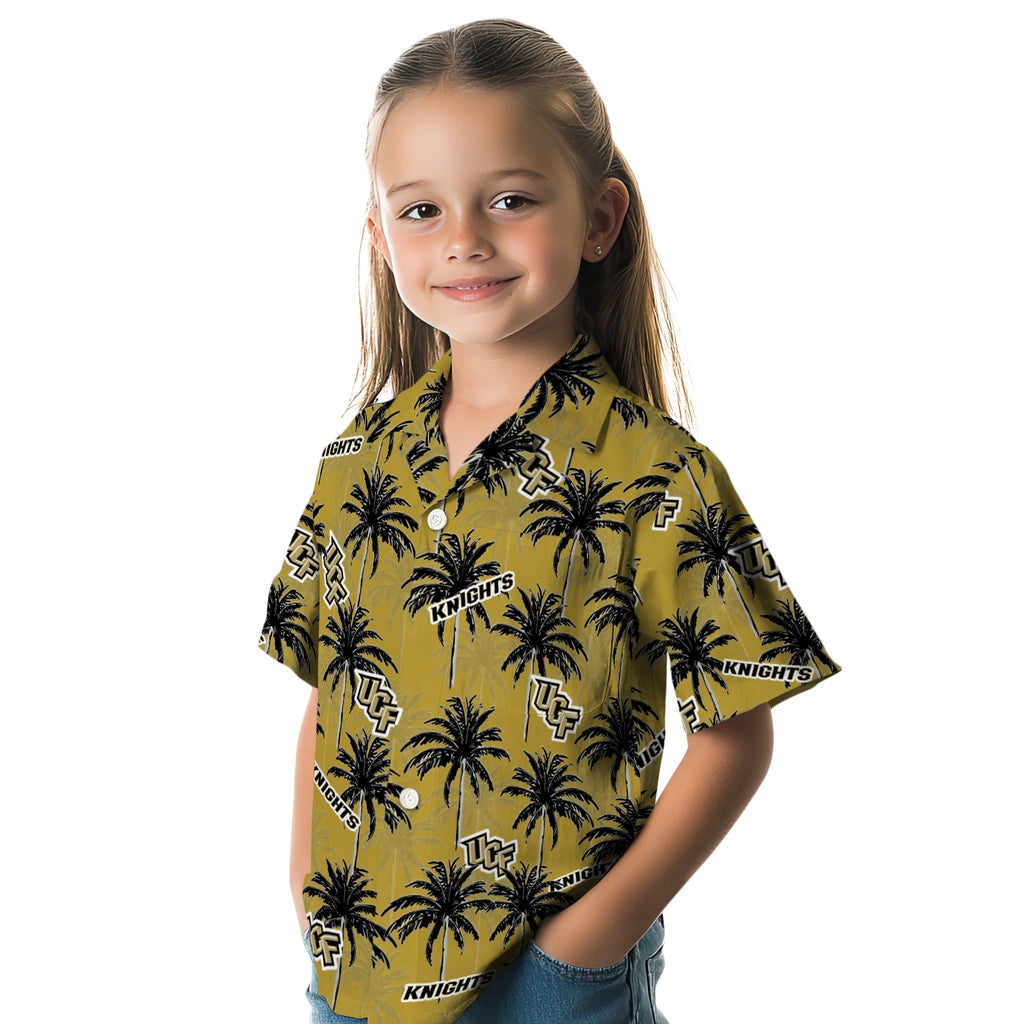 UCF Knights Hawaiian Shirt - Palm Tree Motif | Hula Hawaiian Shirts