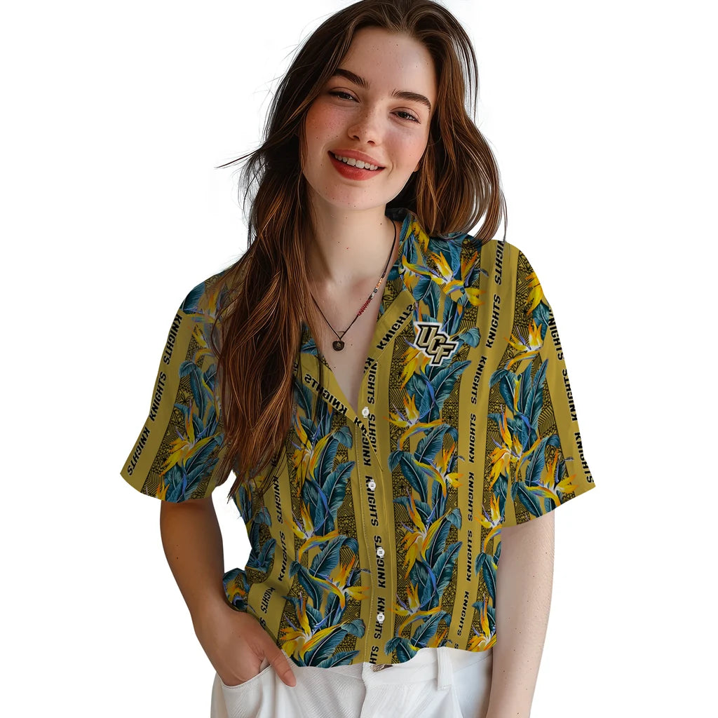 UCF Knights Hawaiian Shirt - Paradise Vines | Hula Hawaiian Shirts