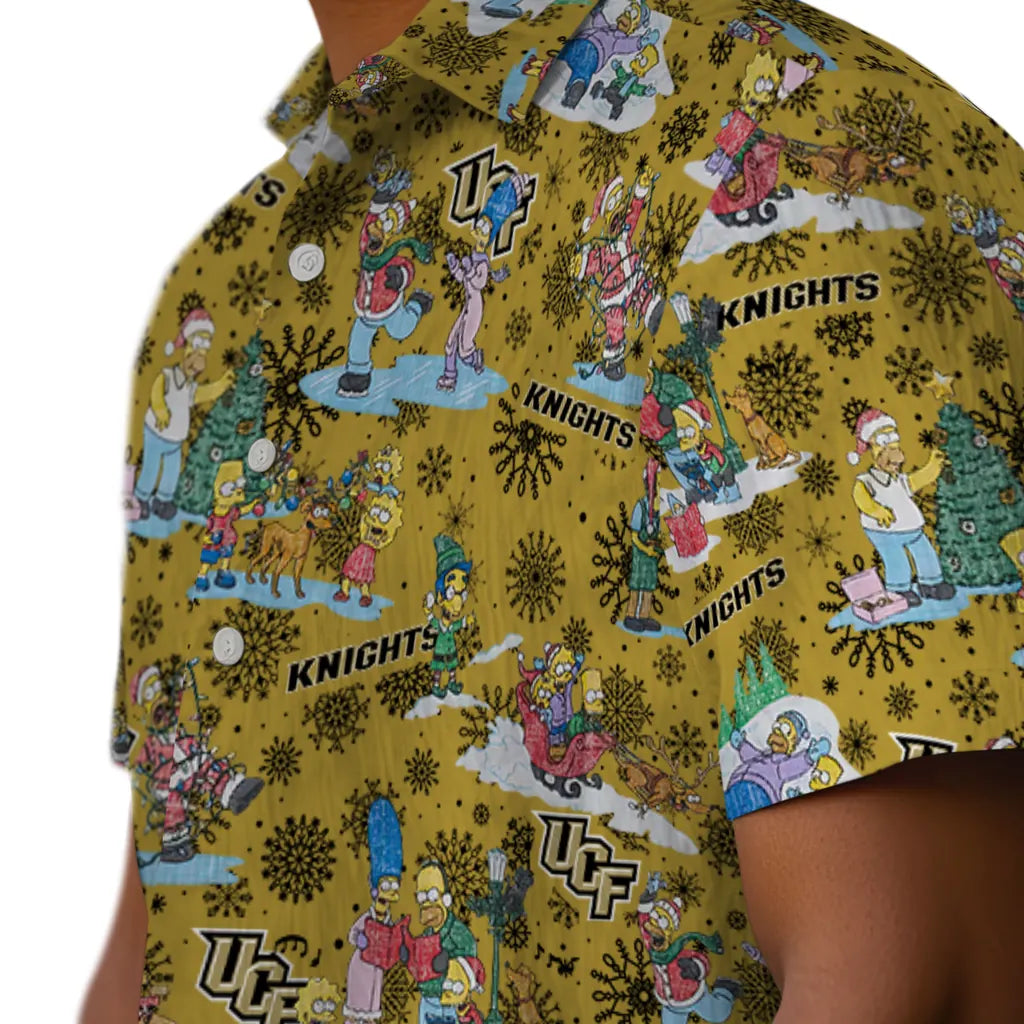 UCF Knights Hawaiian Shirt - Simpsons Christmas | Hula Hawaiian Shirts