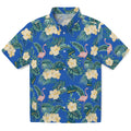UCLA Bruins Hawaiian Shirt - Flamingo and Hibiscus | Hula Hawaiian Shirts
