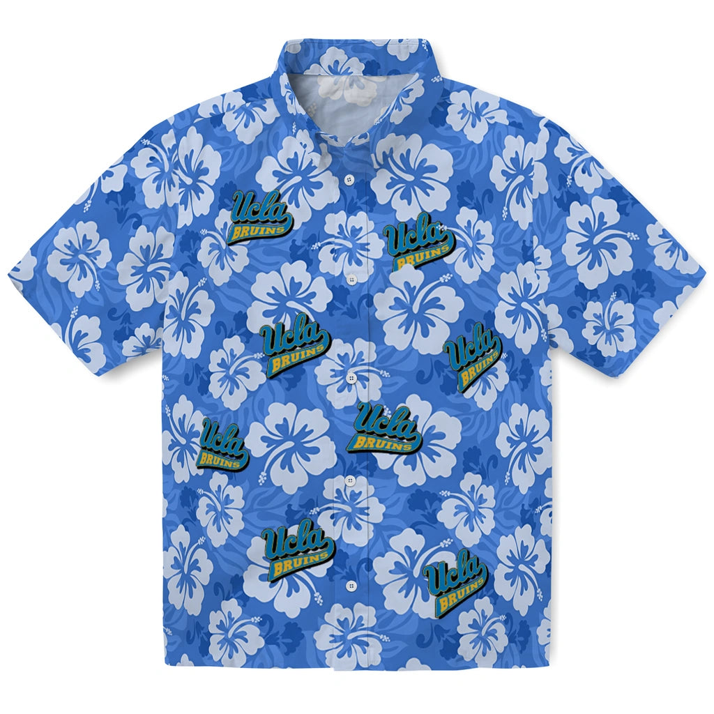 UCLA Bruins Hawaiian Shirt - Hibiscus Cluster | Hula Hawaiian Shirts