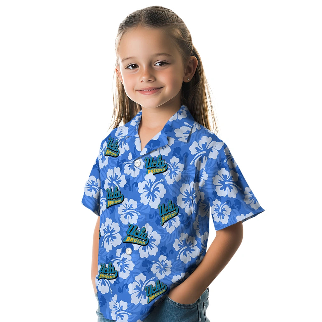 UCLA Bruins Hawaiian Shirt - Hibiscus Cluster | Hula Hawaiian Shirts