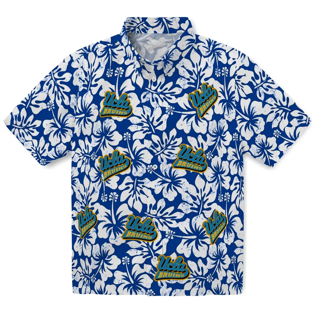 UCLA Bruins Hawaiian Shirt - Hibiscus Motif | Hula Hawaiian Shirts
