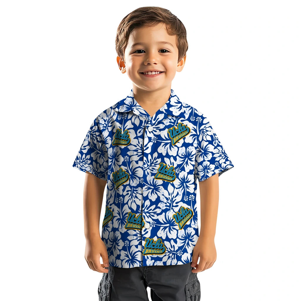 UCLA Bruins Hawaiian Shirt - Hibiscus Motif | Hula Hawaiian Shirts