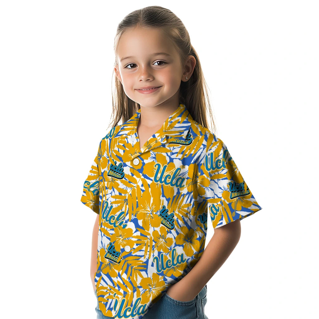 UCLA Bruins Hawaiian Shirt - Hibiscus Overlay | Hula Hawaiian Shirts