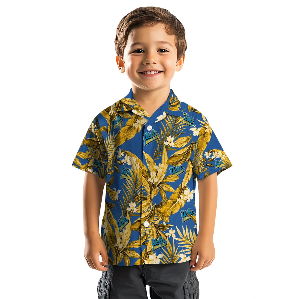 UCLA Bruins Hawaiian Shirt - Palm Leaves | Hula Hawaiian Shirts