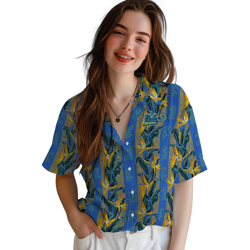 UCLA Bruins Hawaiian Shirt - Paradise Vines | Hula Hawaiian Shirts