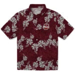UMass Minutemen Hawaiian Shirt - 50th State Flower | Hula Hawaiian Shirts