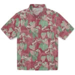 UMass Minutemen Hawaiian Shirt - Anthurium Overlay | Hula Hawaiian Shirts