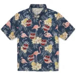 UMass Minutemen Hawaiian Shirt - Flamingo Hibiscus | Hula Hawaiian Shirts
