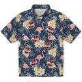 UMass Minutemen Hawaiian Shirt - Flamingo Hibiscus | Hula Hawaiian Shirts