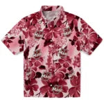 UMass Minutemen Hawaiian Shirt - Hibiscus Arrangement | Hula Hawaiian Shirts