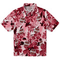UMass Minutemen Hawaiian Shirt - Hibiscus Arrangement | Hula Hawaiian Shirts