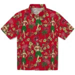 UNLV Rebels Hawaiian Shirt - Hawaiian Girls Design | Hula Hawaiian Shirts