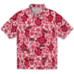 UNLV Rebels Hawaiian Shirt - Hibiscus Blooms | Hula Hawaiian Shirts