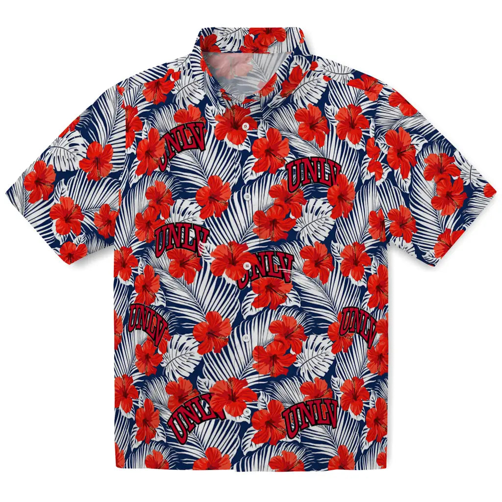UNLV Rebels Hawaiian Shirt - Hibiscus Fiesta | Hula Hawaiian Shirts