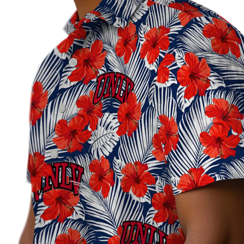 UNLV Rebels Hawaiian Shirt - Hibiscus Fiesta | Hula Hawaiian Shirts