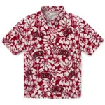 UNLV Rebels Hawaiian Shirt - Hibiscus Motif | Hula Hawaiian Shirts
