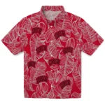 UNLV Rebels Hawaiian Shirt - Leaf Outline | Hula Hawaiian Shirts