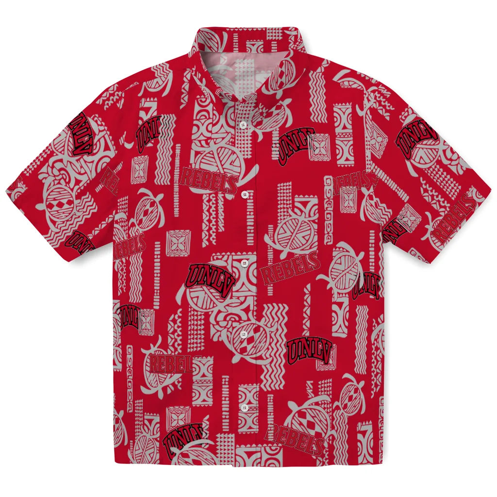 UNLV Rebels Hawaiian Shirt - Turtle Lines | Hula Hawaiian Shirts
