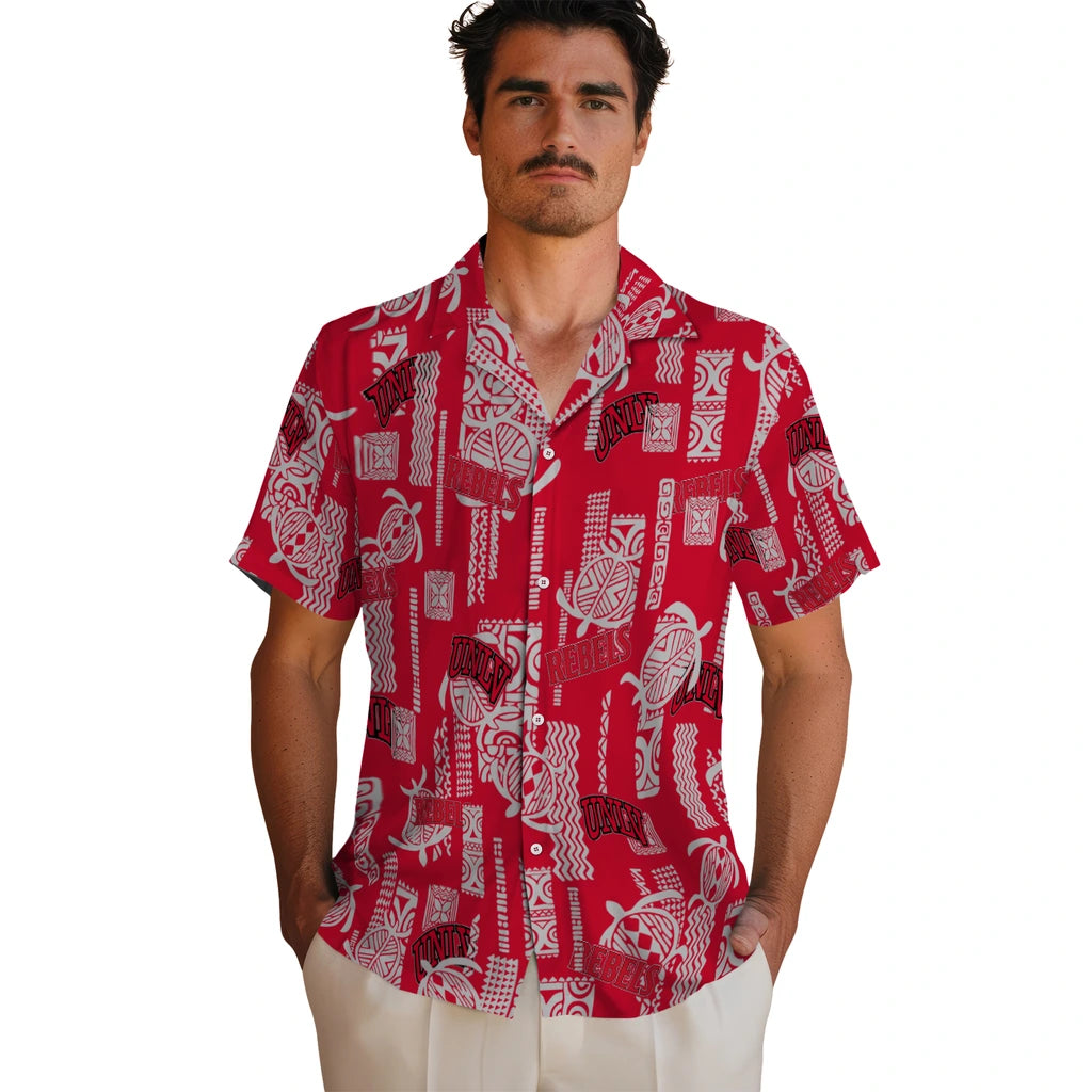 UNLV Rebels Hawaiian Shirt - Turtle Lines | Hula Hawaiian Shirts
