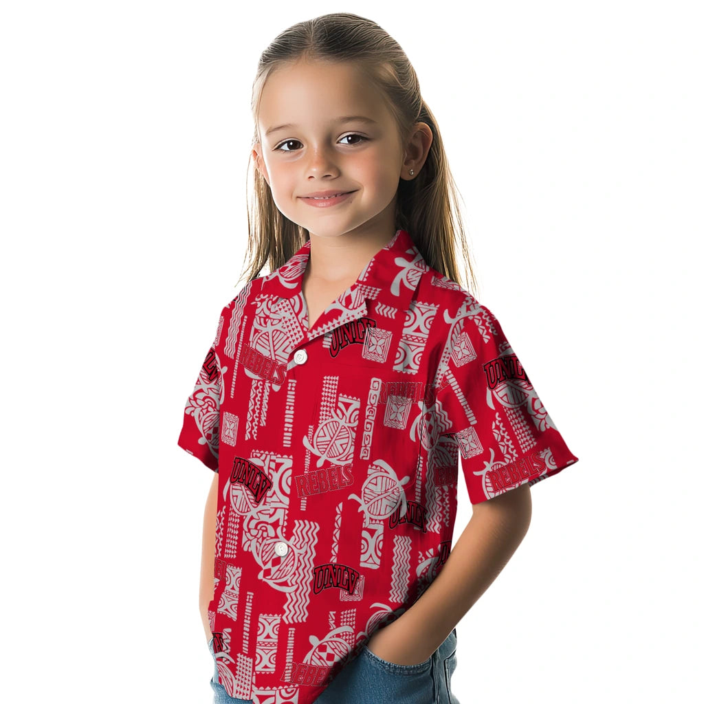 UNLV Rebels Hawaiian Shirt - Turtle Lines | Hula Hawaiian Shirts