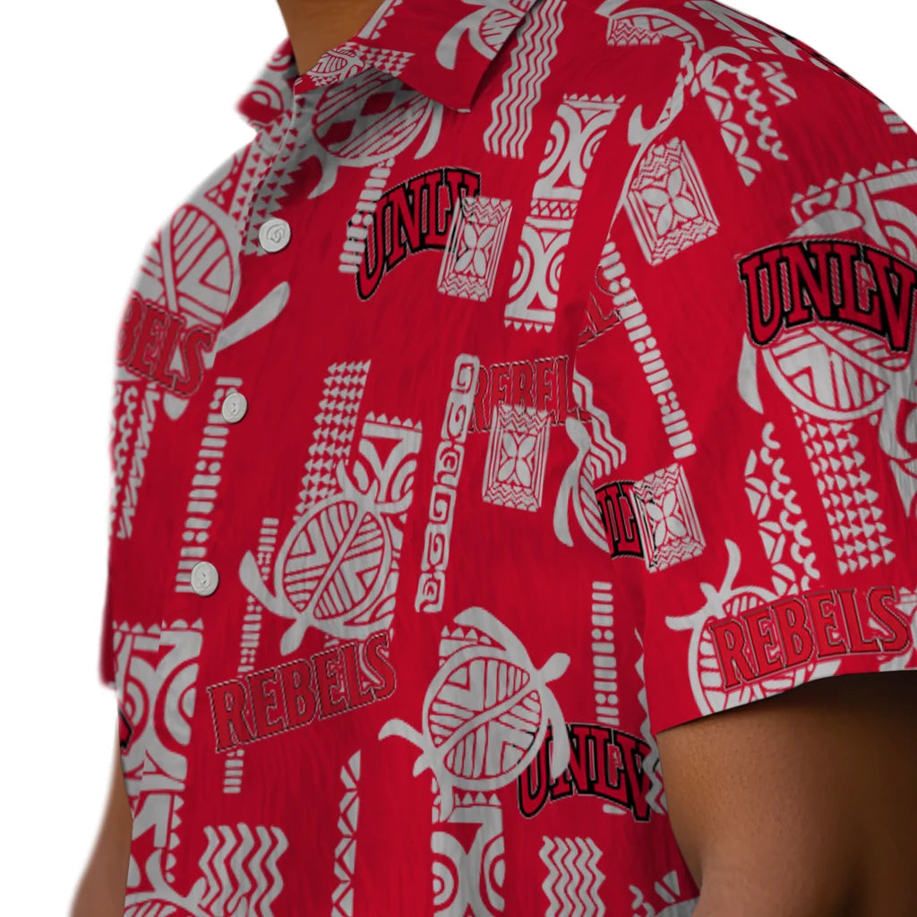 UNLV Rebels Hawaiian Shirt - Turtle Lines | Hula Hawaiian Shirts