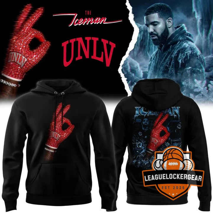 DRAKE ICE MAN x UNLV HOODIE - LeagueLockerGear