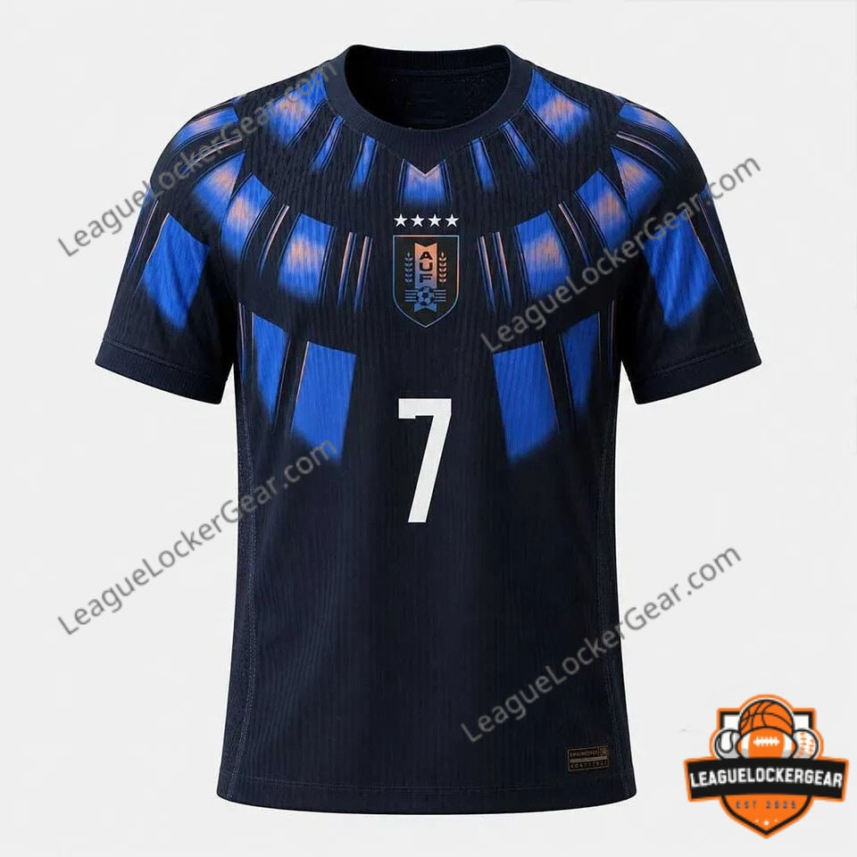 Luis Suarez Uruguay Away Jersey 2026 - LeagueLockerGear
