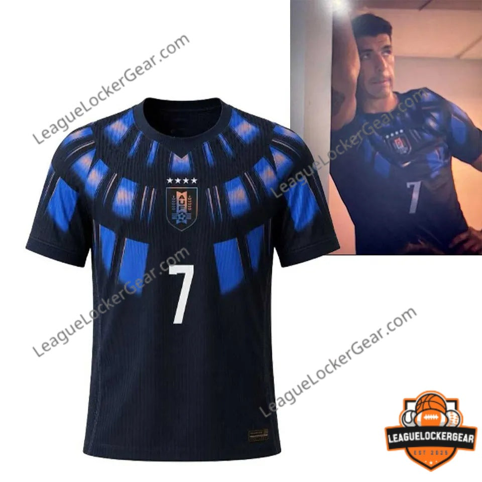 Luis Suarez Uruguay Away Jersey 2026 - LeagueLockerGear