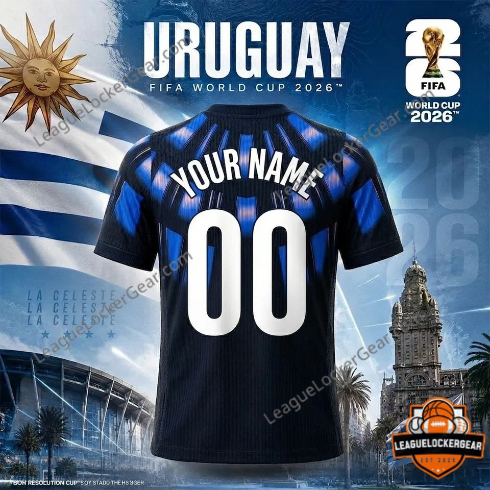 Luis Suarez Uruguay Away Jersey 2026 - LeagueLockerGear