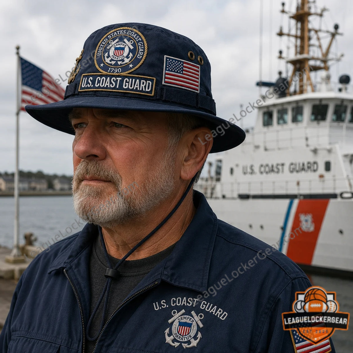 U.S. Coast Guard Semper Paratus 1790 Bucket Hat - LeagueLockerGear