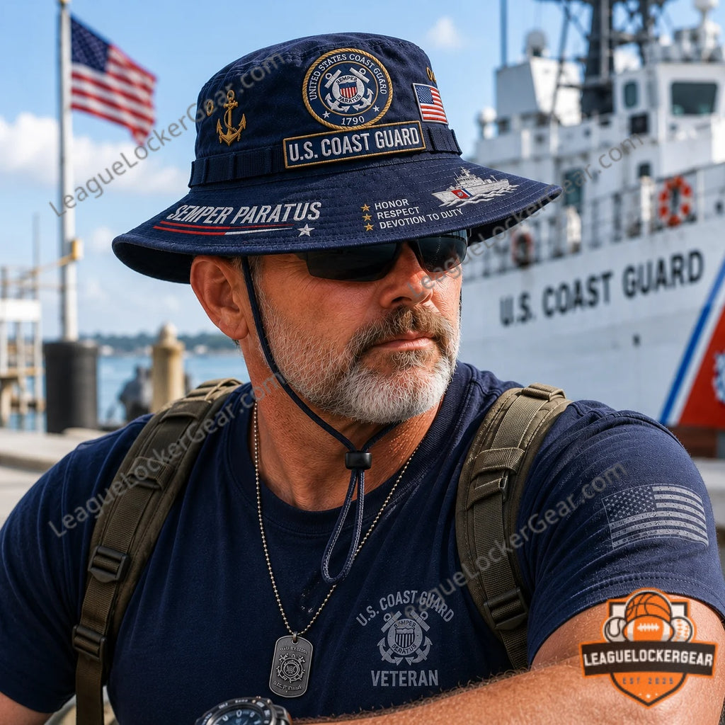 U.S. Coast Guard Semper Paratus 1790 Bucket Hat - LeagueLockerGear