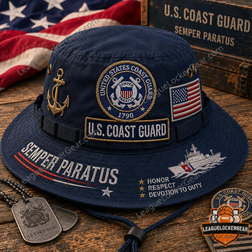 U.S. Coast Guard Semper Paratus 1790 Bucket Hat - LeagueLockerGear