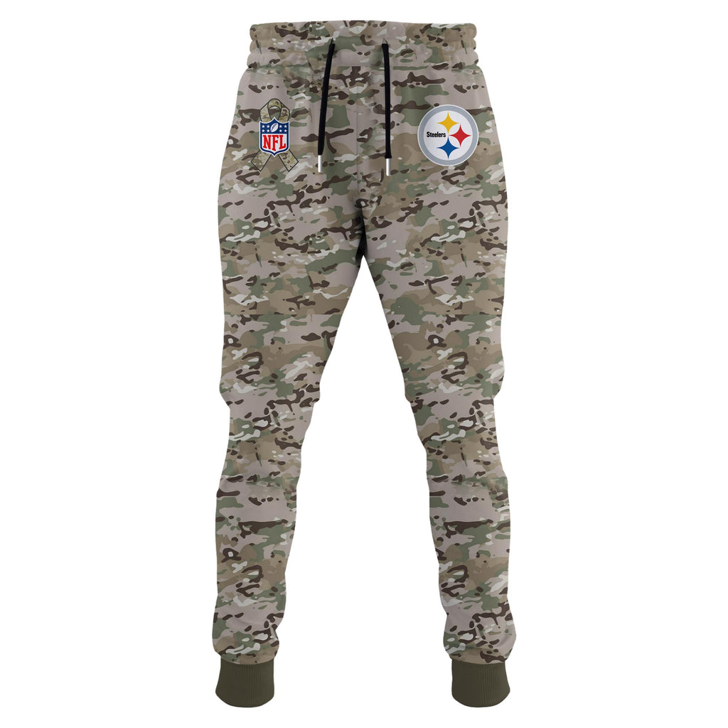 Pittsburgh Steelers Salute to Service Veteran Hoodie and Cap – 2025 Exclusive NFL Military Appreciation Gear - LeagueLockerGear