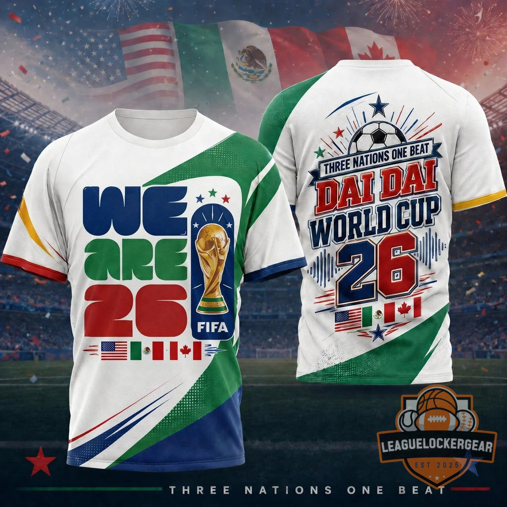 FIFA World Cup 2026 Host Nations T-Shirt - LeagueLockerGear