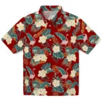 USC Trojans Hawaiian Shirt - Flamingo and Hibiscus | Hula Hawaiian Shirts