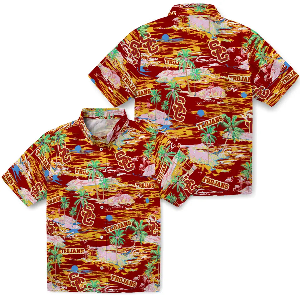 USC Trojans Hawaiian Shirt - Hawaii Island | Hula Hawaiian Shirts