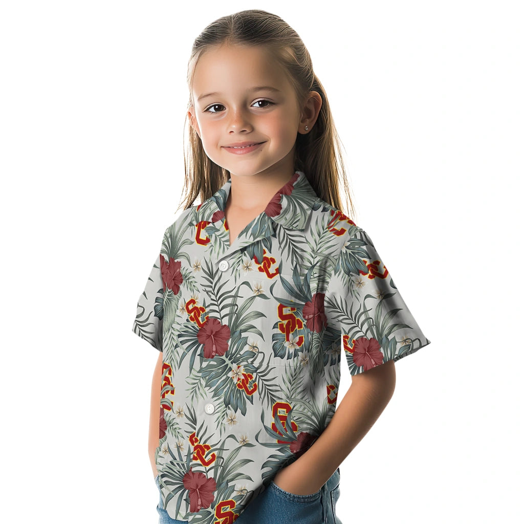 USC Trojans Hawaiian Shirt - Hibiscus Designs | Hula Hawaiian Shirts