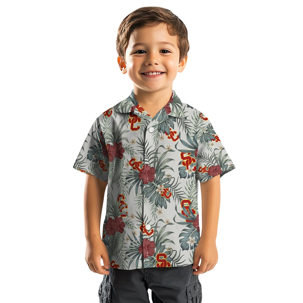 USC Trojans Hawaiian Shirt - Hibiscus Designs | Hula Hawaiian Shirts