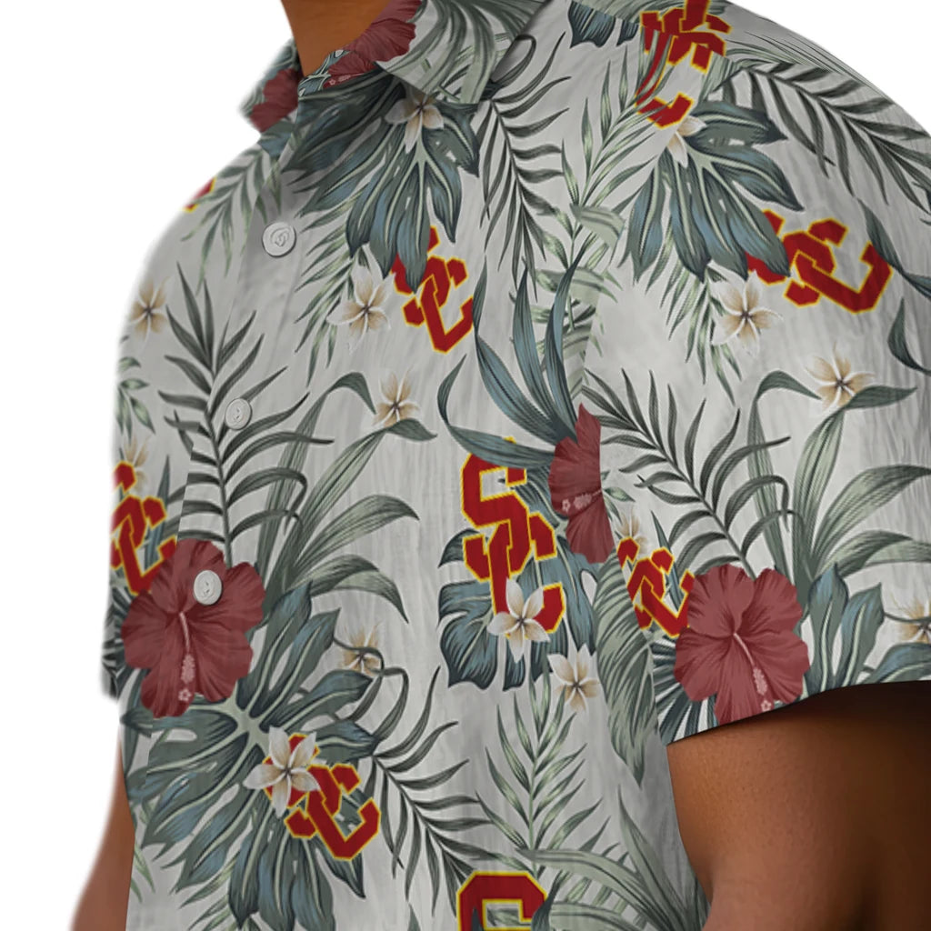 USC Trojans Hawaiian Shirt - Hibiscus Designs | Hula Hawaiian Shirts