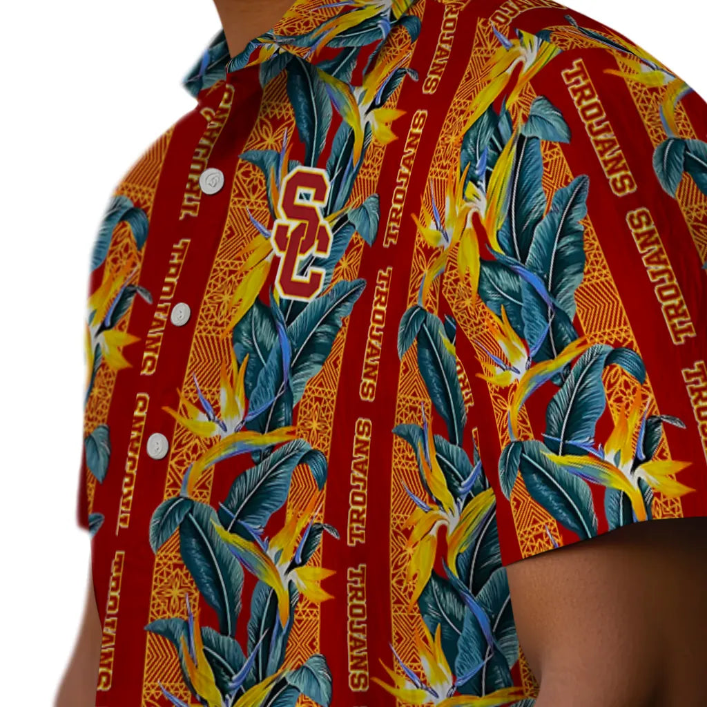 USC Trojans Hawaiian Shirt - Paradise Vines | Hula Hawaiian Shirts