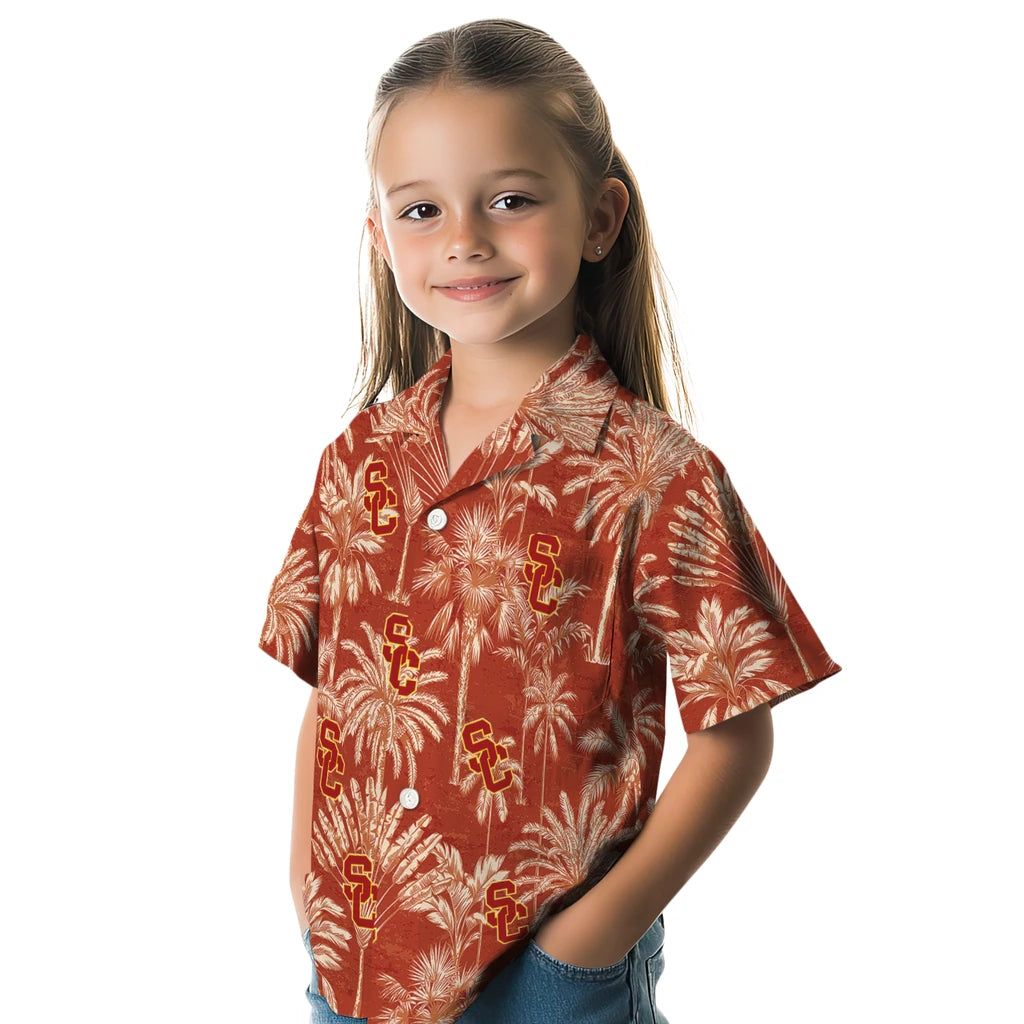 USC Trojans Hawaiian Shirt - Vintage Palm Tree | Hula Hawaiian Shirts