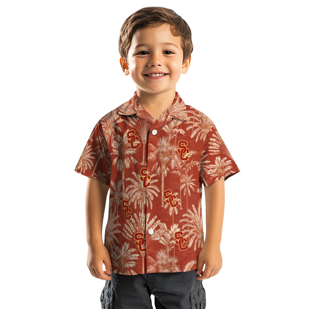 USC Trojans Hawaiian Shirt - Vintage Palm Tree | Hula Hawaiian Shirts