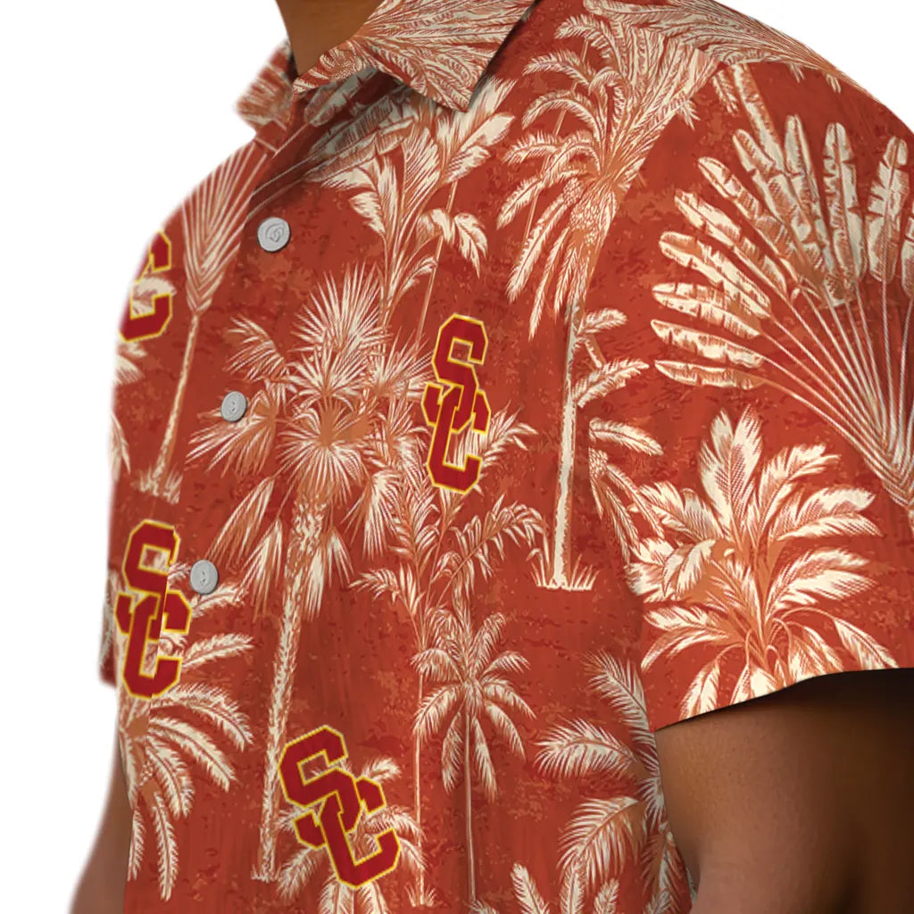 USC Trojans Hawaiian Shirt - Vintage Palm Tree | Hula Hawaiian Shirts